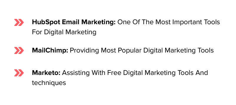 tools used in digital marketing