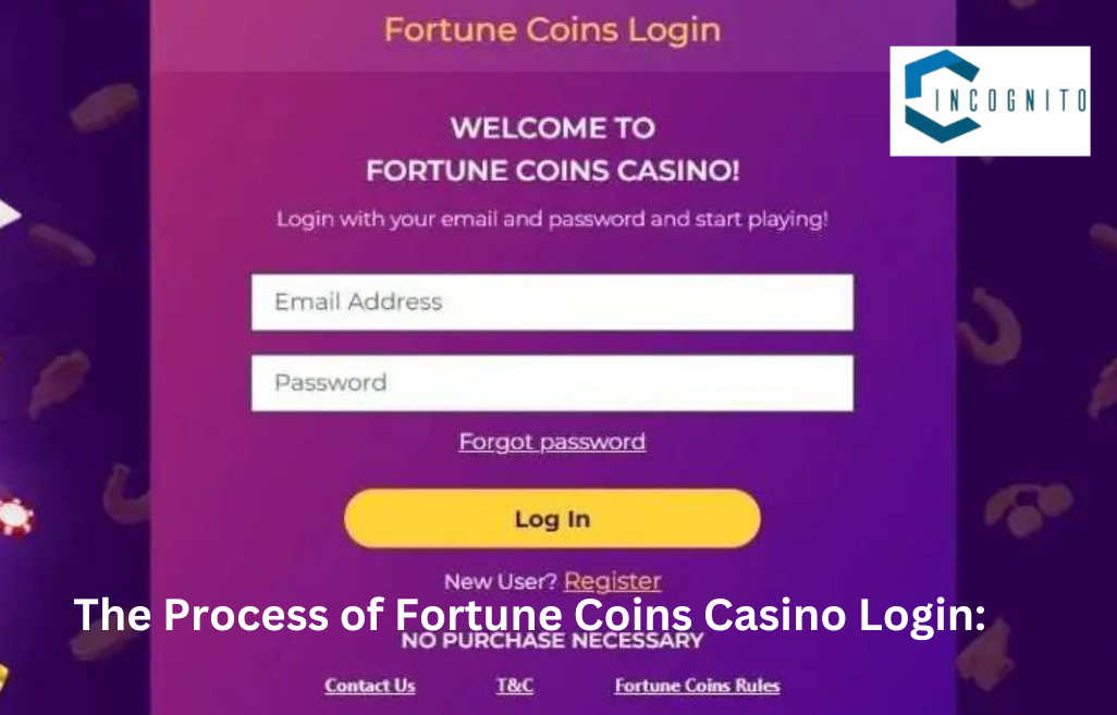 The Process of Fortune Coins Casino Login: 