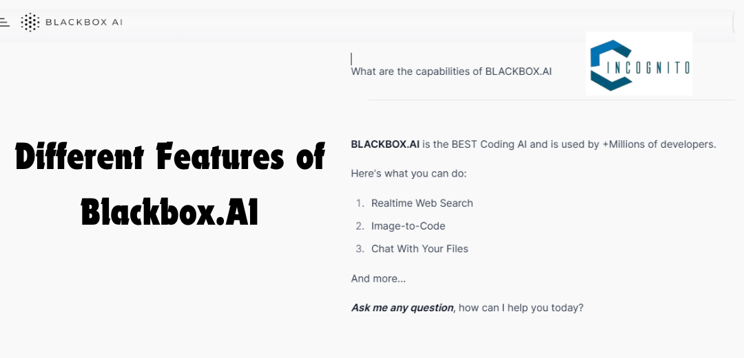 Blackbox AI's Different Features