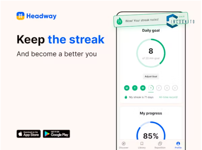 Headway Audiobook App