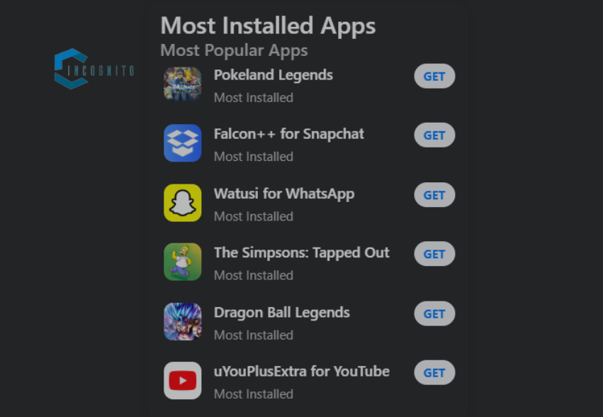 Popular Apps on AppValley