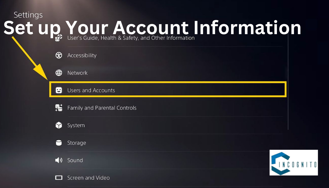 Set up Your Account Information