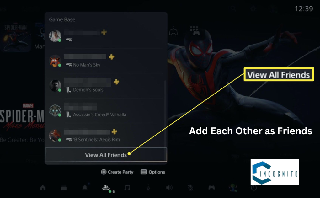 How to Gameshare on PS5: Add Each Other as Friends