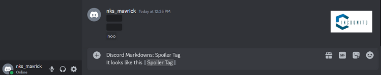 Spoiler Tag on Discord