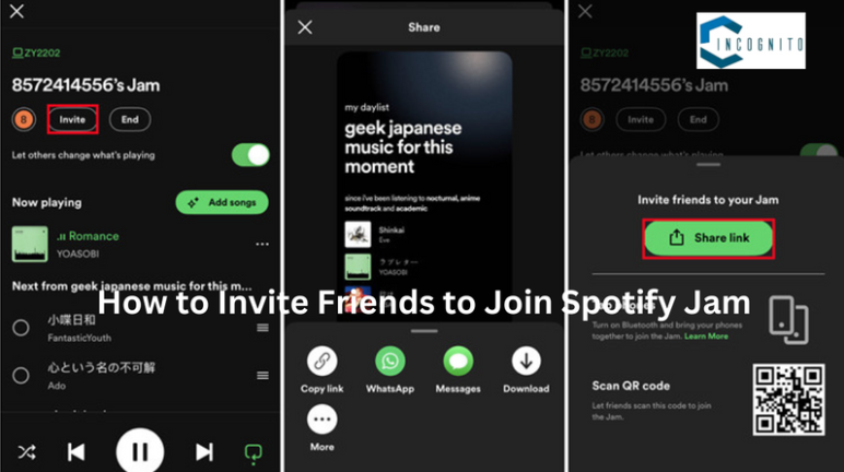 How to Invite Friends to Join~Spotify Jam 