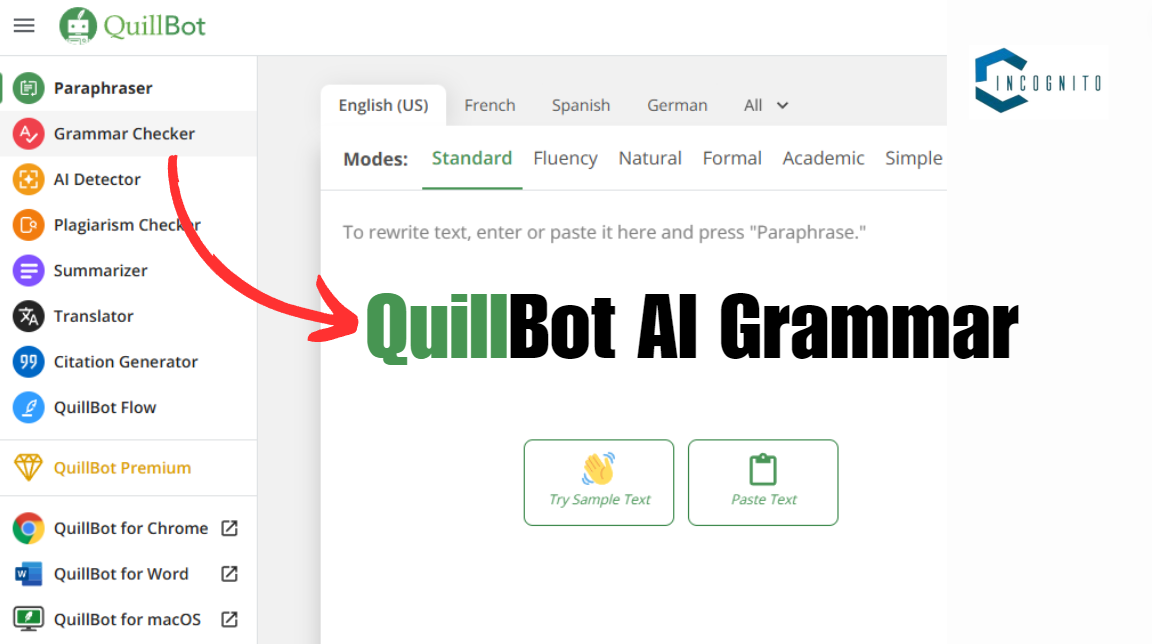QuillBot AI Grammar