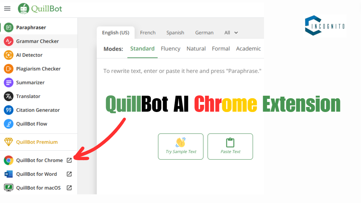 QuillBot AI Chrome Extension