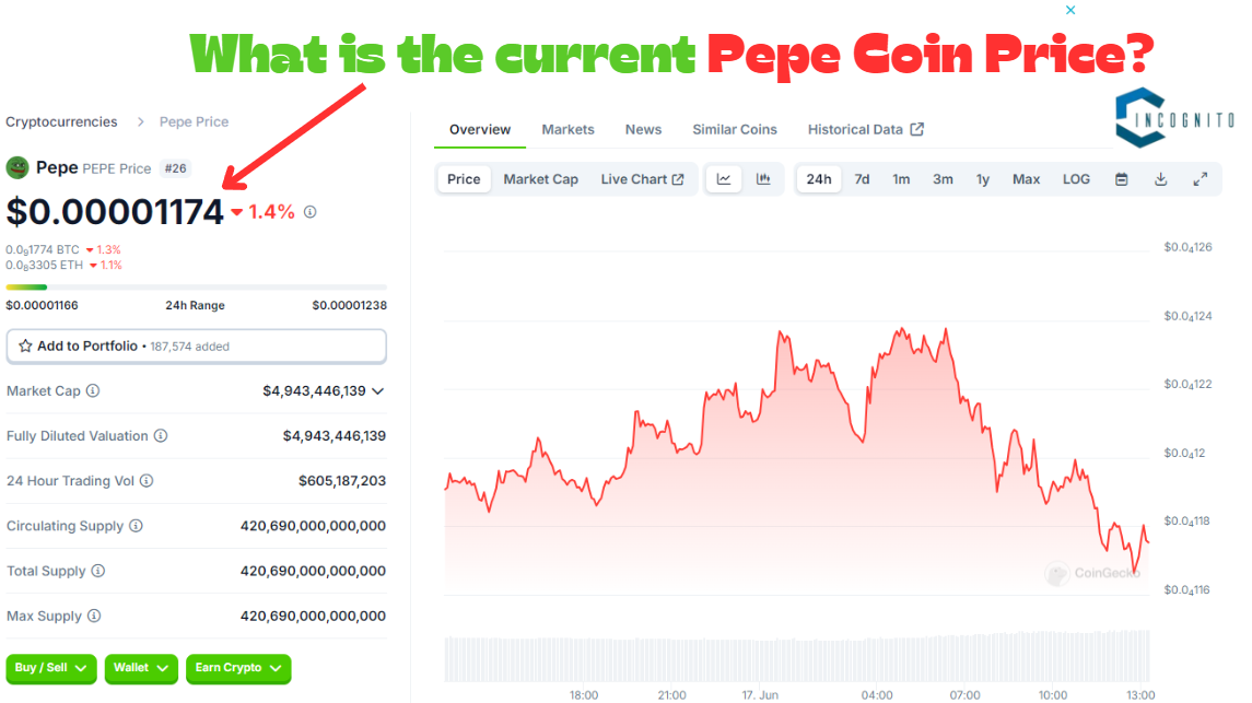 What is the current Pepe Coin Price?