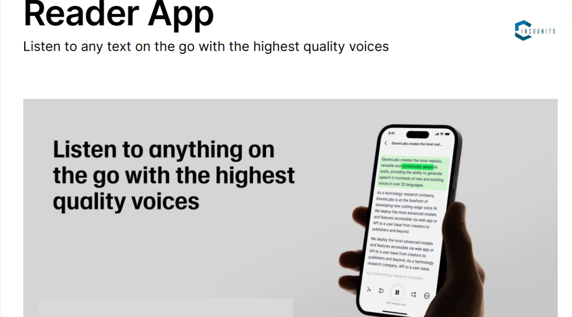 ElevenLabs Reader App