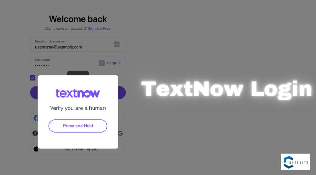 TextNow Login 