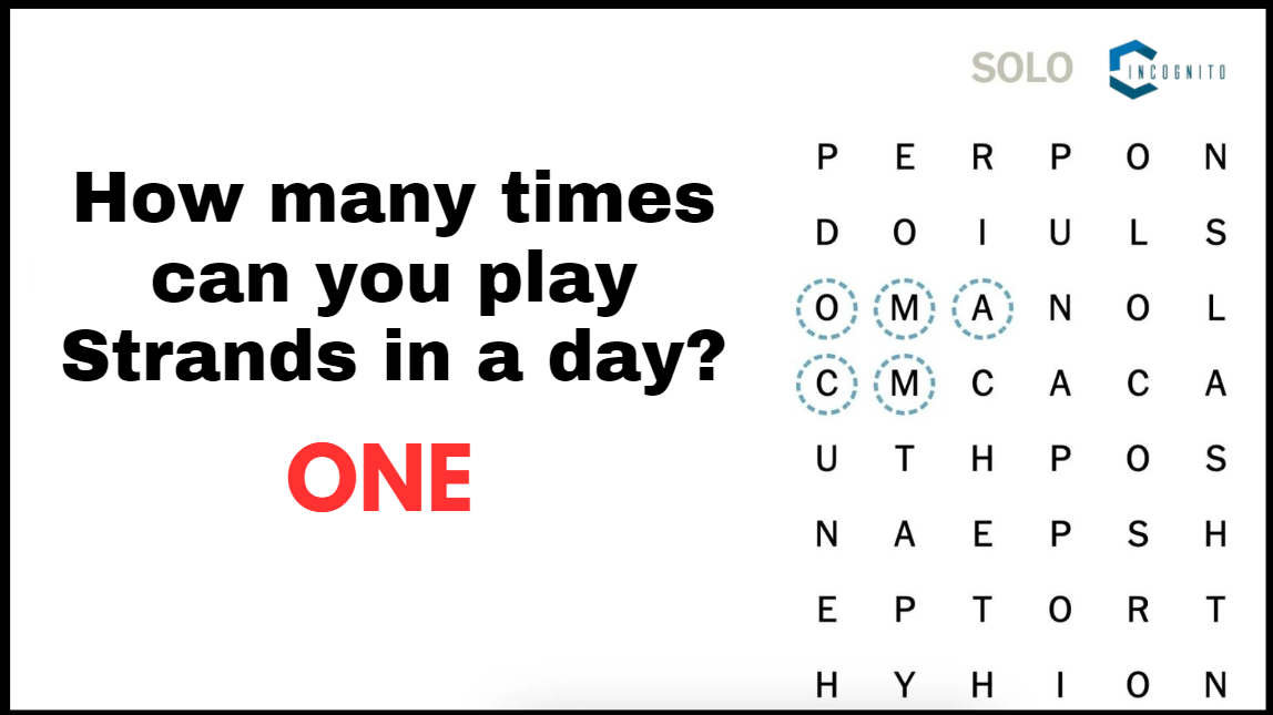 How many times can you play NYT Strands, in a day?