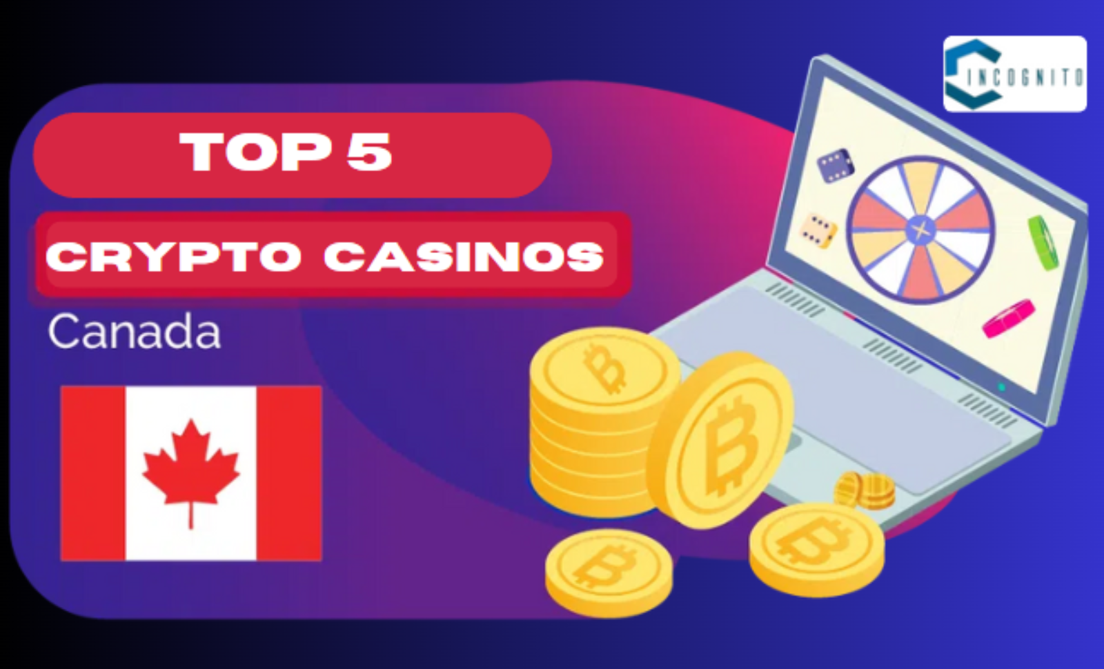 Top 5 Crypto Casinos in Canada