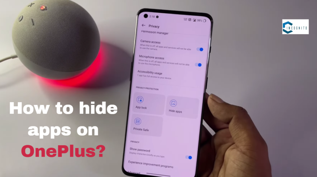How to hide apps on Oneplus