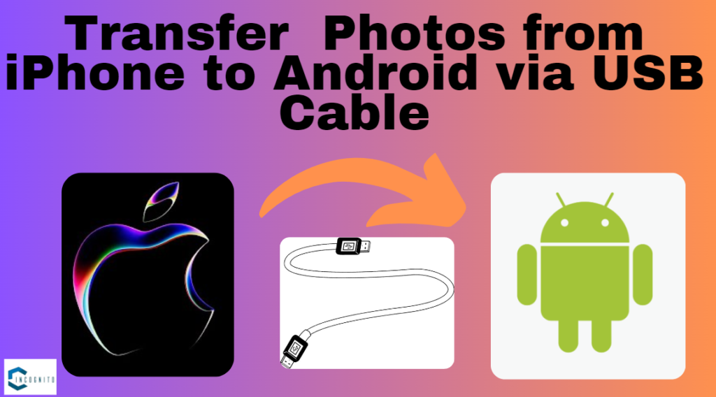 Transfer Photos From iPhone to Android via USB Cable