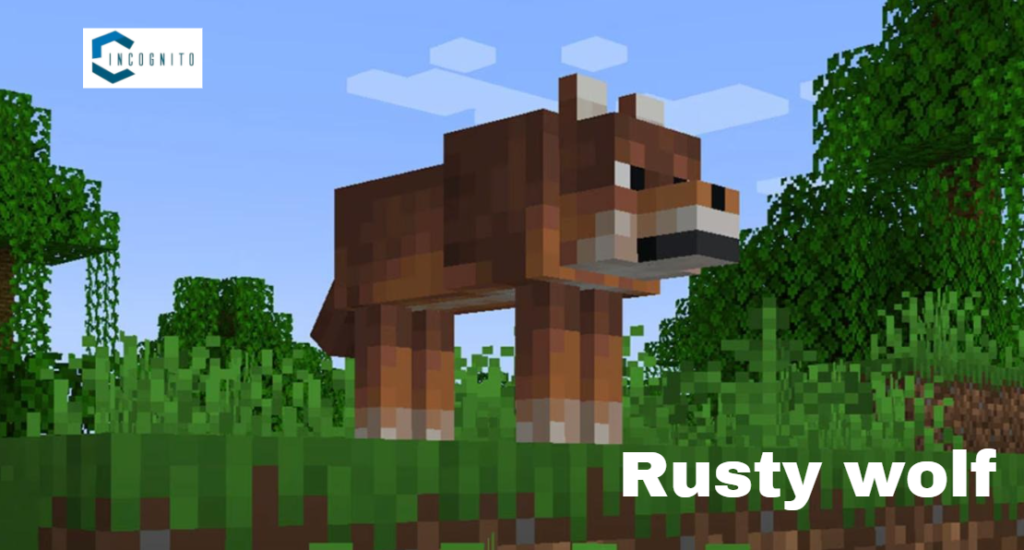 Types of minecraft wolf variants is Rusty Wolf