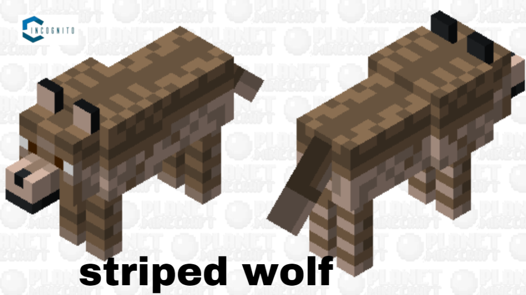 Types of minecraft wolf variants is striped wolf