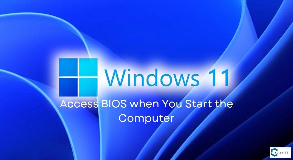 Access BIOS when You Start the Computer