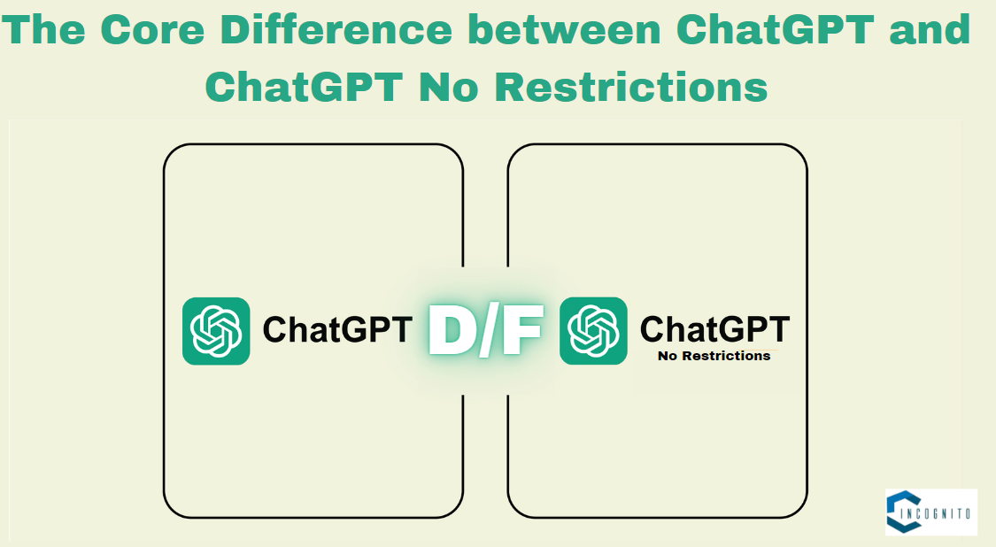 The Core Difference between ChatGPT and ChatGPT No Restrictions