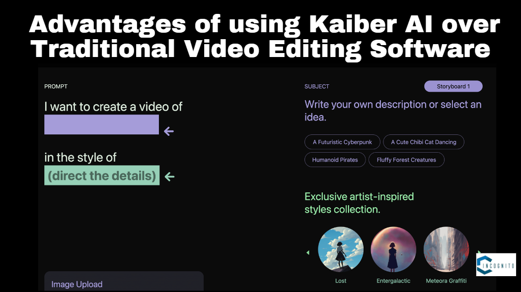 Advantages of using Kaiber AI over Traditional Video Editing Software