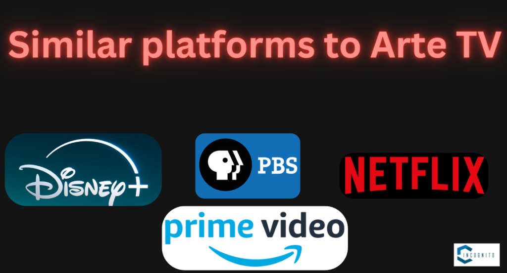 Similar platforms to Arte TV