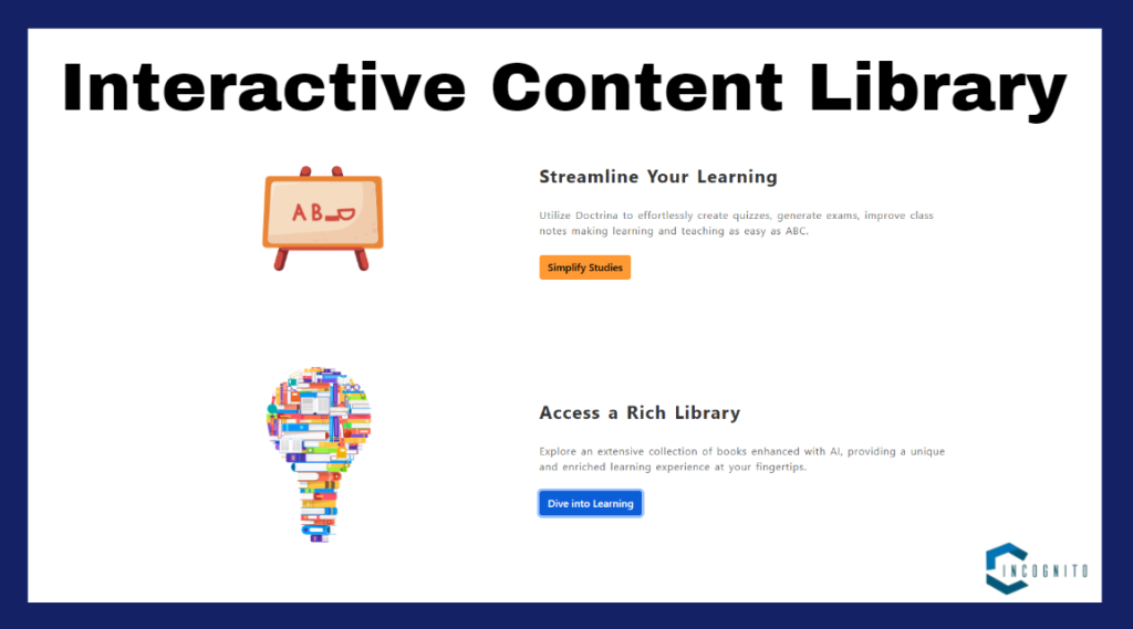 Doctrina AI: Interactive Content Library