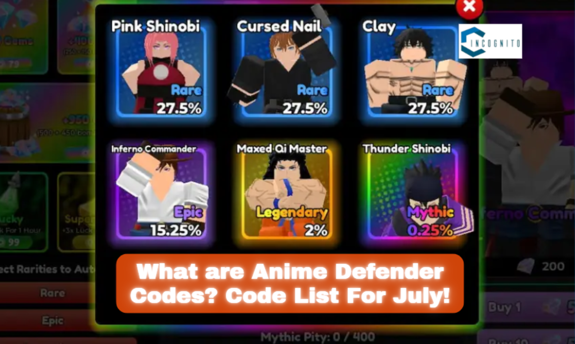 What are Anime Defender Codes? Code List For July!