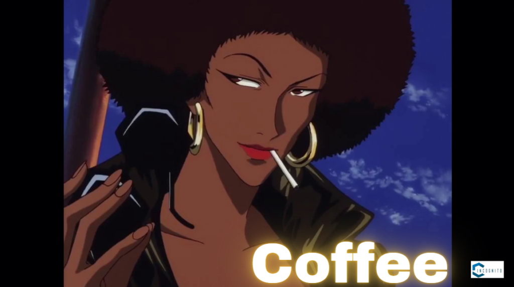 Black Anime Characters List: Coffee (Cowboy Bebop)