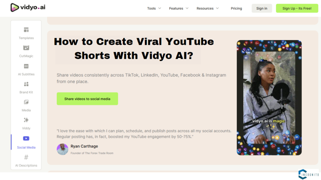 How to Create Viral YouTube Shorts With Vidyo AI?