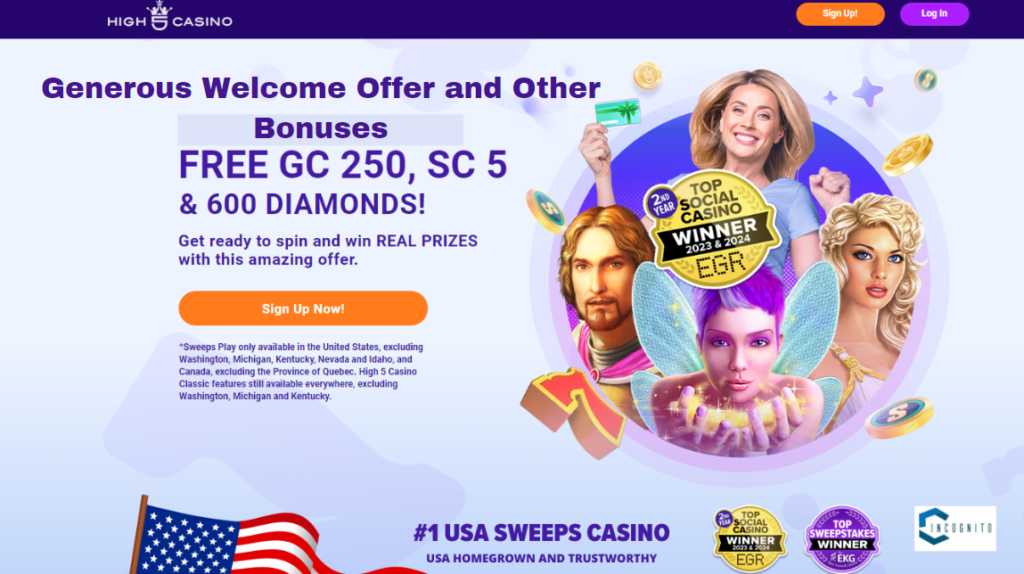 Generous Welcome Offer and Other Bonuses