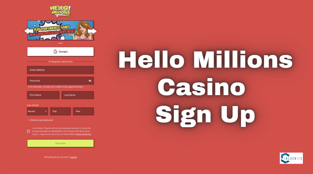 Hello Millions Casino Sign Up