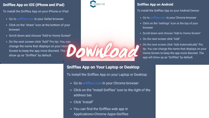 Downloading the Sniffies App