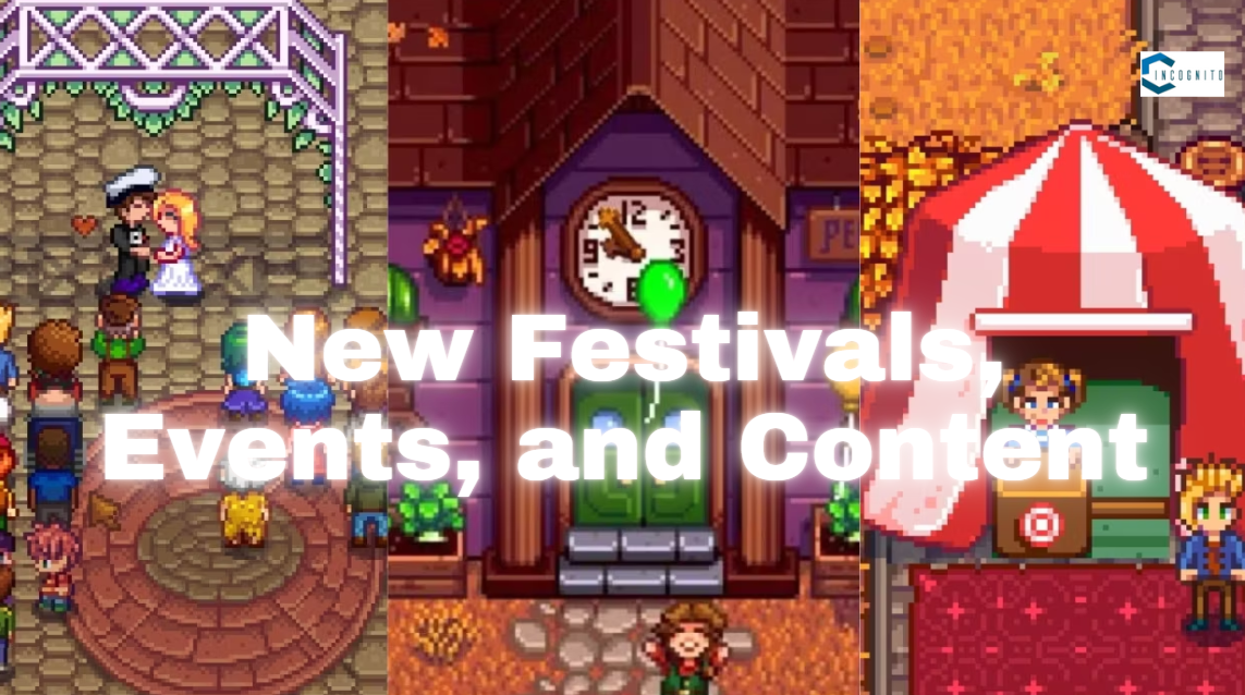 Stardew Valley 1.6 Switch: New Festivals, Events, and Content