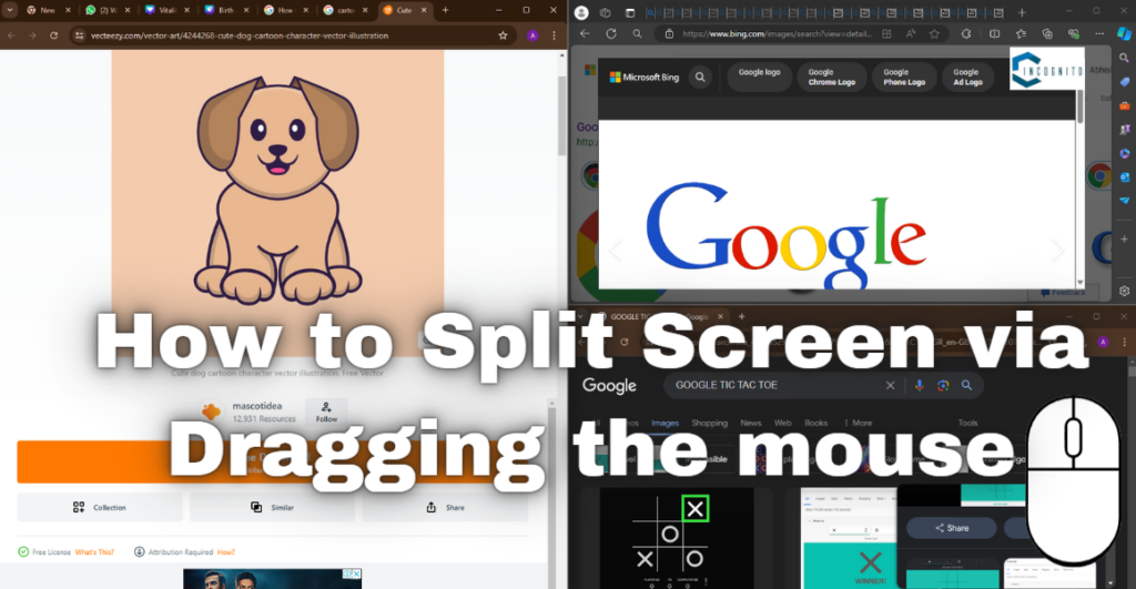 How to Split Screen via Dragging the Mouse