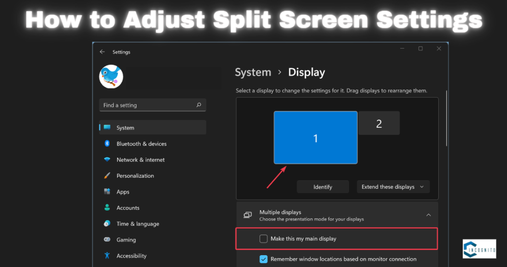 How to Adjust Split Screen Settings