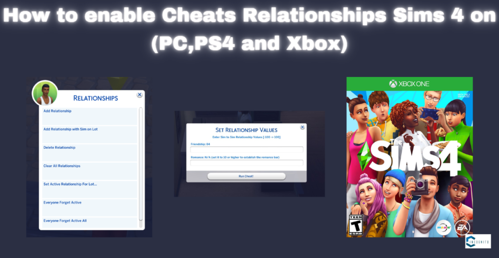 How to Enable Cheats Relationships Sims 4 on PC, PS4, and Xbox