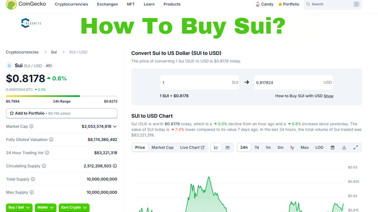 How To Buy Sui?