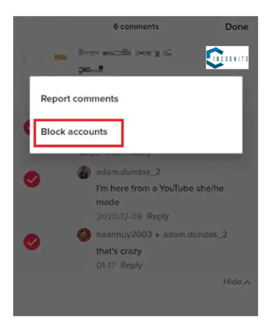 How to block someone on TikTok