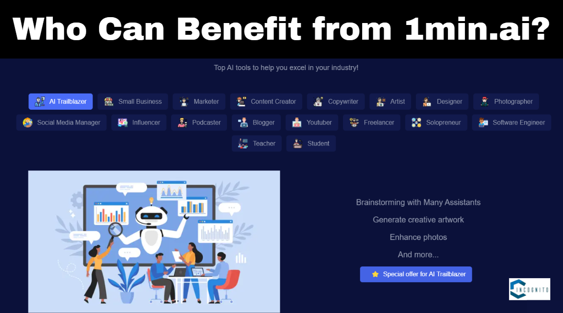 Who Can Benefit from 1min.ai?
