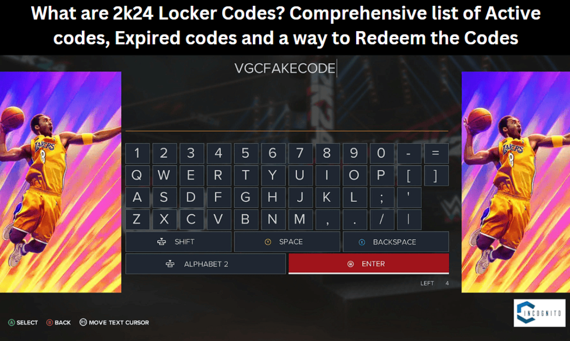 What are 2k24 Locker Codes? Comprehensive list of Active codes, Expired codes and a way to Redeem the Codes