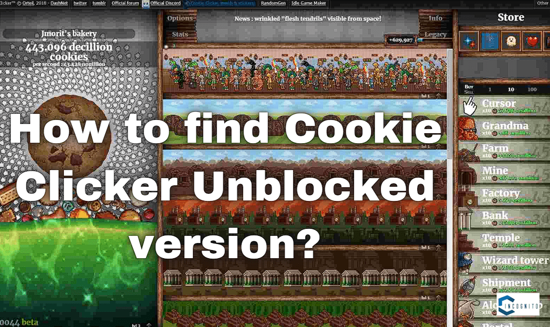 How to find Cookie Clicker Unblocked version?