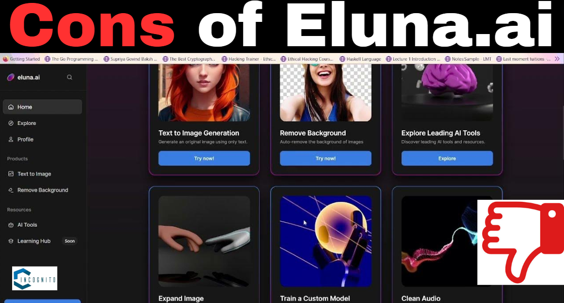 Cons of Eluna.ai