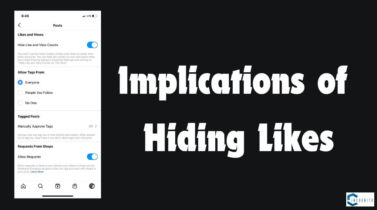 Implications of Hiding Likes