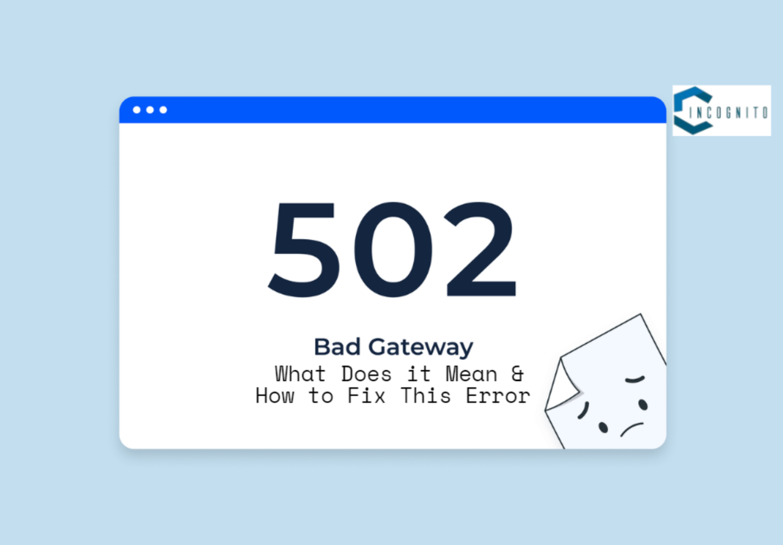 502 Bad Gateway