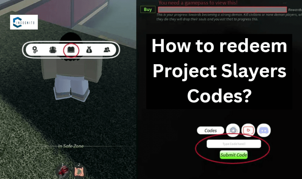 How do I redeem my Project Slayers Codes?