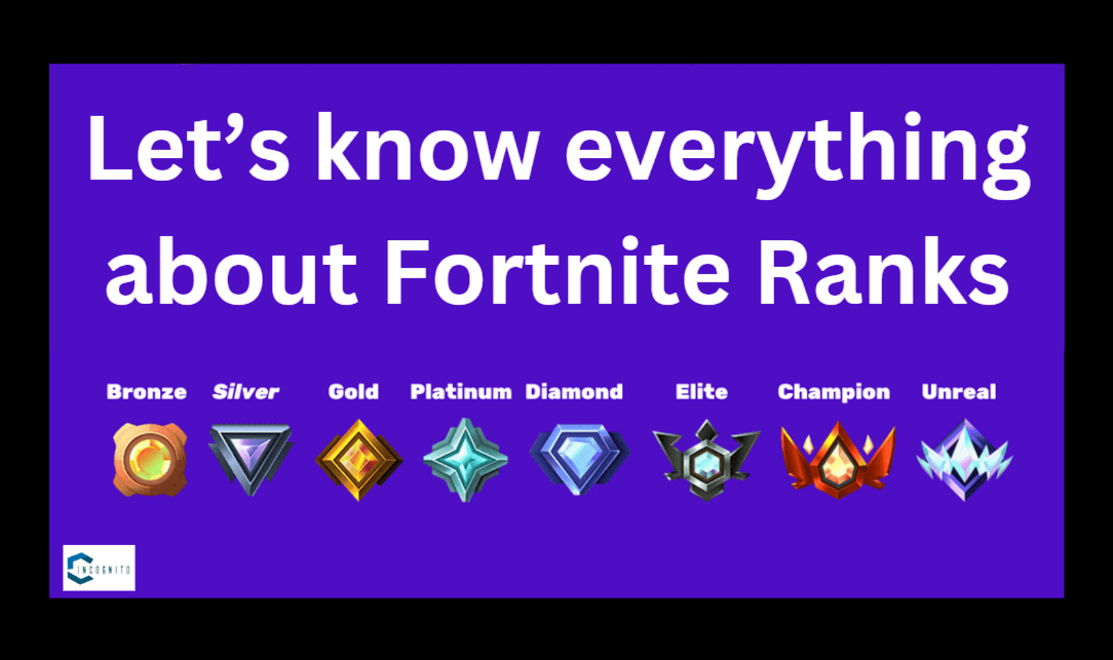 Fortnite Ranks in Order ‘24!