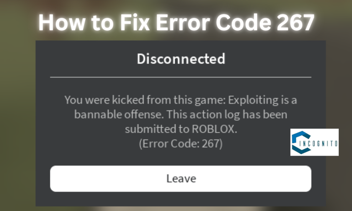 How to Fix Error Code 267