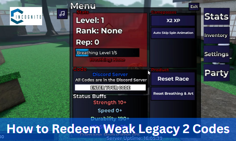 How to Redeem Weak Legacy 2 Codes