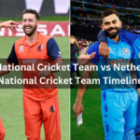 India National Cricket Team vs Netherlands National Cricket Team Timeline [from 2003 to 2023]