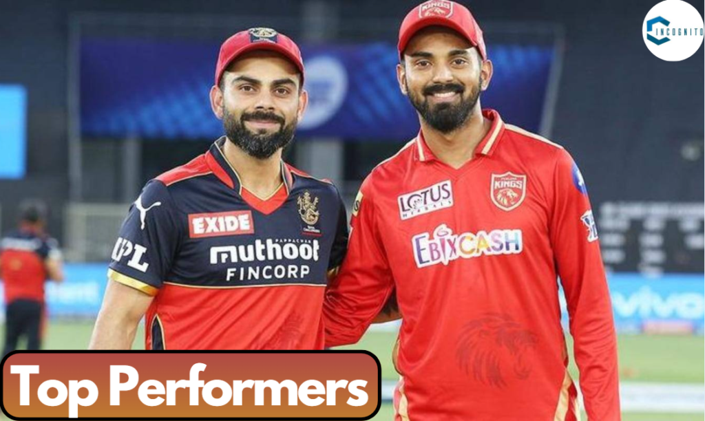 Top Performers in RCB vs PBKS