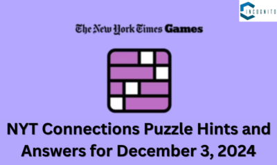 NYT Connections Puzzle Hints and Answers for December 3, 2024